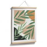 Poster Abstract branches in tropical look - Costa 