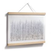 Poster Forêt de bouleaux en hiver - EMELIEmaria 