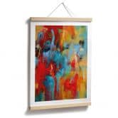 Poster Farbenfrohes Chaos - Fedrau 