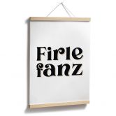 Typografie Poster Firlefanz 