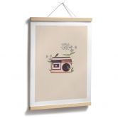 Poster Retro Radio floral - Frida Floral Studio 