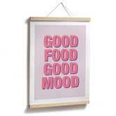 Poster Good food good mood - Fritsch 