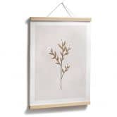 Poster Blumen Illustration - Vergissmeinnicht - Goed Blauw 