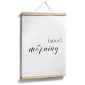 Typografie-Poster Good morning 