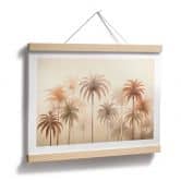Poster Tropische Landschaft mit Palmen - Haase 