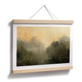 Poster Verborgenes Licht im Morgennebel - Hobday 