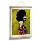Poster Frau mit Schmetterling im Haar - Hülya 