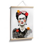 Poster Frida Kahlo Pop-Art Porträt - Jaszke 