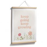 Poster Keep going keep growing | Mindset poster met motiverende slogan 