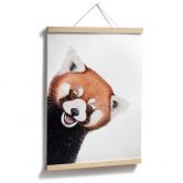 Poster panda rouge - Korenkova 