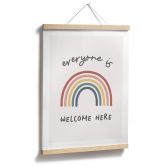 Siger plakat Alle er velkomne her - KsanaKalpa 