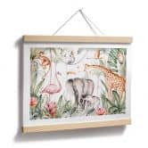 Poster Afrikanische Tiere im Regenwald - Kvilis 