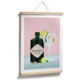 Poster Gin Tonic Cocktail - Lizde 