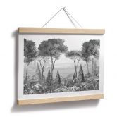 Poster Idyllische Pflanzenlandschaft - Ms Tiff 