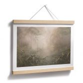 Palmen Poster Mystischer Regenwald im Nebel - Ms Tiff 