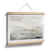 Poster Neblige Berglandschaft Aquarell - Ms Tiff 
