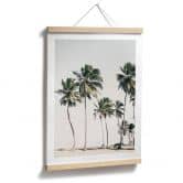 Poster Palmiers tropicaux sur la plage | L'ambiance des îles en été - Sisi & Seb 