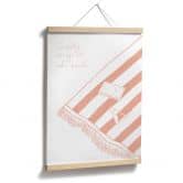 Poster Nostalgie de la plage et de la mer - Soley 