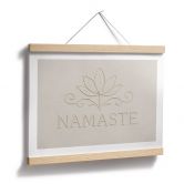 Poster Namaste mit Lotus - Treechild 