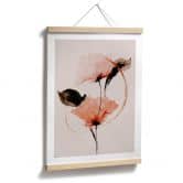 Poster Zarte Aquarell Mohnblumen - Treechild 