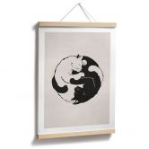 Poster Katten Ying & Yang - Tunaboylu 