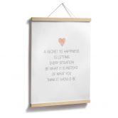 Poster Confetti & Cream - A secret to happiness 