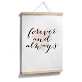 Poster Confetti & Cream - Forever and always 