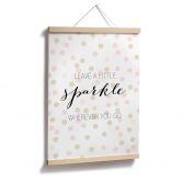 Poster Confetti & Cream - Leave a little sparkle wherever you go 
