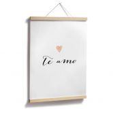 Poster Confetti & Cream - Te amo 
