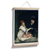 Poster Garreta - Zwei Mädchen am Fenster 
