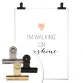 Poster Confetti & Cream - I'm walking on sunshine 