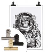 Poster Singe astronaute 