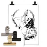 Poster - Drawstore - Parrot 'n Girl 