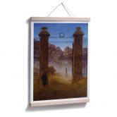 Poster Friedrich - Der Friedhof 
