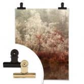 Poster van Dongen - Gefrorener Wald - Hochformat 