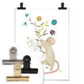 Poster Loske - Kleine Maus 