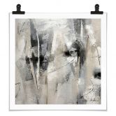 Poster Abstrakte Landschaft - Fedrau - Quadratisch 