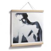 Poster Schmucker - Carla (black and white) 