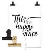 Poster - This is my happy place 