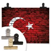Poster Türkische Flagge 