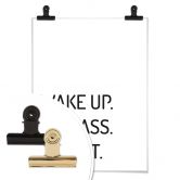 Poster - Wake up kick ass repeat 
