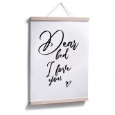 Plakat - Dear bed I love you 
