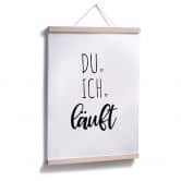 Poster Du, ich, läuft 