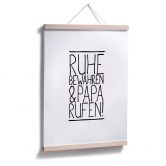 Poster Ruhe bewahren und Papa anrufen 