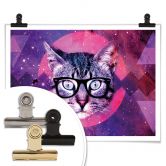 Poster Nerdy Cat 