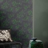 Rasch Vliestapete Kimono anthrazit 