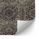 Selbstklebende Küchenrückwand Mandala Boho Antikgold - Bloomery Decor 