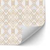 Selbstklebende Küchenrückwand Fredriksson - Goldene Geometrie 
