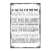 Stoffbild Hausordnung 