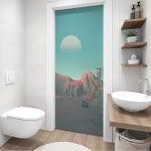 Door film low poly mountains 